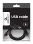 Gembird Cable de Extensión USB 2.0 de 3m Negro ccp-usb2-amaf-10