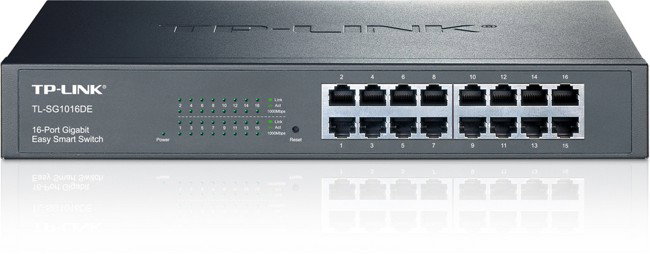 TP-Link TL-SG1016DE Switch 16 Puertos Gigabit Ethernet L2 Negro TP-Link TL-SG1016DE Switch 16 Puertos Gigabit Ethernet L2 Negro