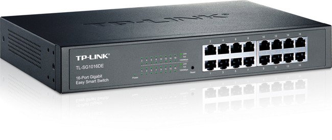TP-Link TL-SG1016DE Switch Gigabit 16 Puertos Gestionado L2 Negro