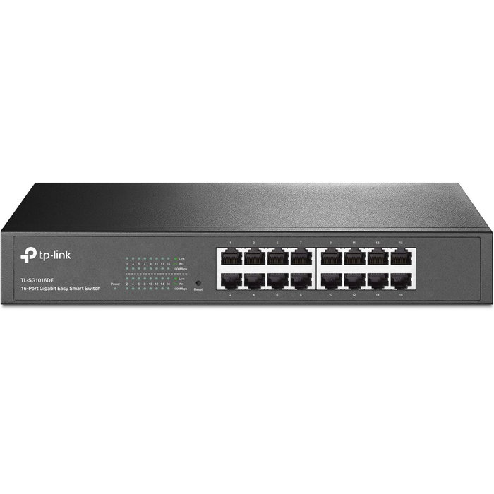 TP-Link TL-SG1016DE Switch Gigabit 16 Puertos Gestionado L2 Negro