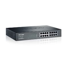 TP-Link TL-SG1016DE Switch de Escritorio 16 Puertos Gigabit 10/100/1000 Mbps, Silencioso (sin Ventilador), Gestión Web, VLAN, QoS, IGMP Snooping, Jumbo Frame