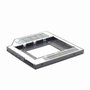 Gembird MF-95-01 Adaptador de bahía para HDD/SSD SATA de 2,5'' a 5,25'' (9,5 mm)