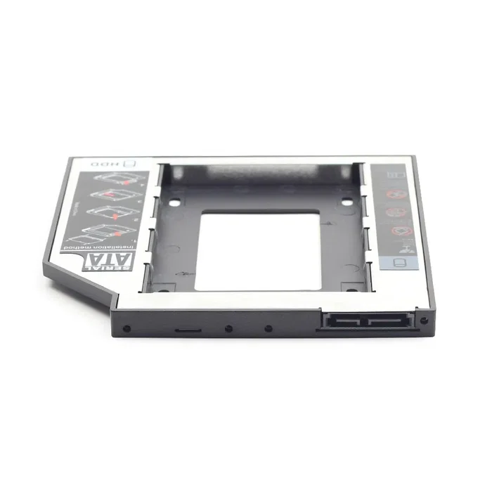 Gembird MF-95-01 Panel Bahía Disco Duro 13,3 cm (5.25") Panel de Control para HDD 2.5"