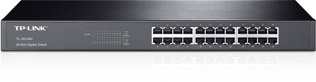 TP-Link TL-SG1024 Switch 24 Puertos Gigabit Ethernet Negro TP-Link TL-SG1024 Switch 24 Puertos Gigabit Ethernet Negro