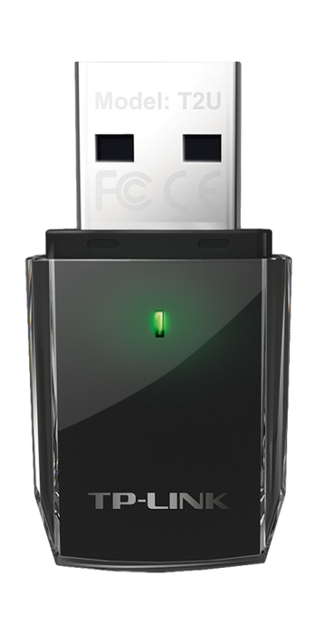 TP-Link Archer T2U Adaptador USB WLAN Doble Banda AC600 600 Mbit/s WiFi 802.11ac para PC/Portátil