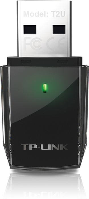 TP-Link Archer T2U Adaptador USB WLAN Doble Banda AC600 600 Mbit/s WiFi 802.11ac para PC/Portátil