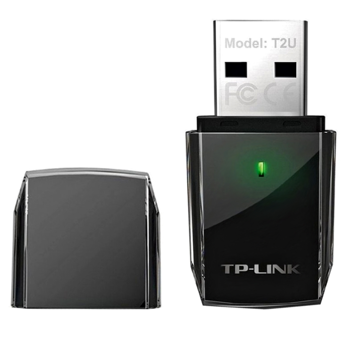 TP-Link Archer T2U Adaptador USB WLAN Doble Banda AC600 600 Mbit/s WiFi 802.11ac para PC/Portátil