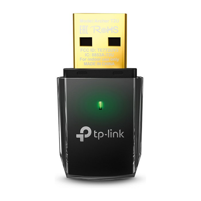TP-Link Archer T2U Adaptador USB Wi-Fi AC600 de Doble Banda TP-Link Archer T2U Adaptador USB Wi-Fi AC600 de Doble Banda