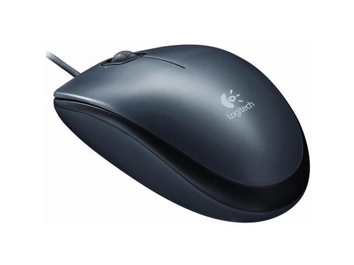 Logitech M90 Ratón Óptico USB Negro