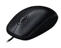 Logitech M90 Ratón Óptico USB Negro