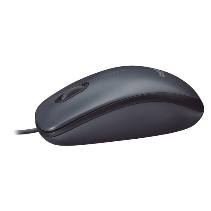 Logitech M90 Ratón Óptico USB Negro