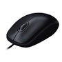 Logitech M90 Ratón Óptico USB Negro