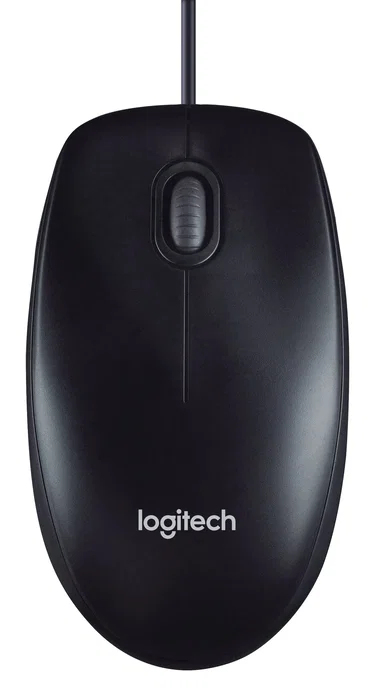 Logitech Ratón M90 Ambidextro Gris