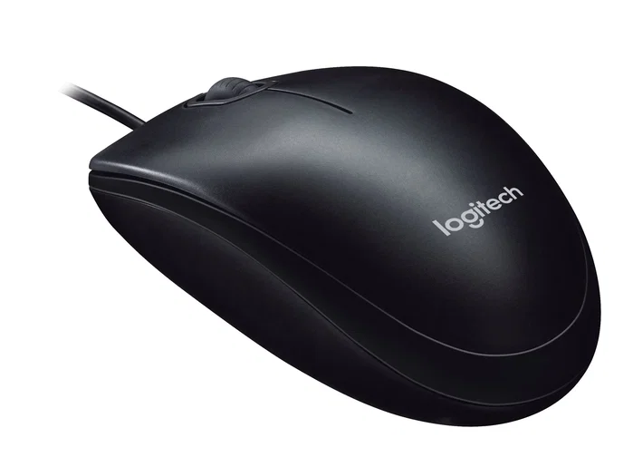 Logitech Ratón M90 Ambidextro Gris