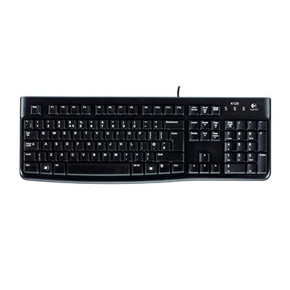 Logitech K120 Teclado USB QWERTY Español Negro