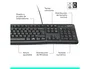 Logitech K120 Teclado USB QWERTY Español Negro