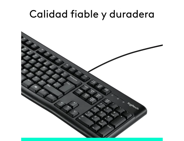 Logitech K120 Teclado USB QWERTY Español Negro Logitech K120 Teclado USB QWERTY Español Negro