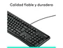 Logitech K120 Teclado USB QWERTY Español Negro