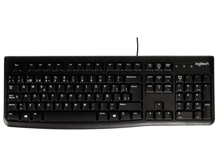 Logitech K120 Teclado USB QWERTY Español Negro