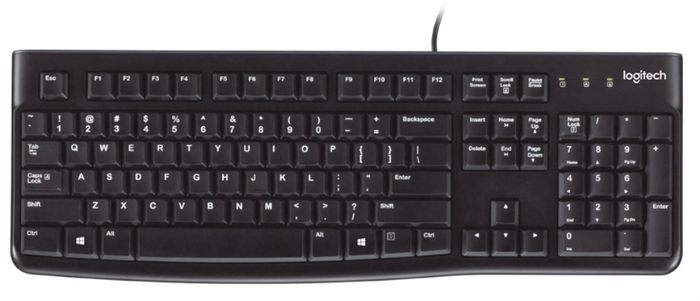 Logitech K120 Teclado USB QWERTY Español Negro