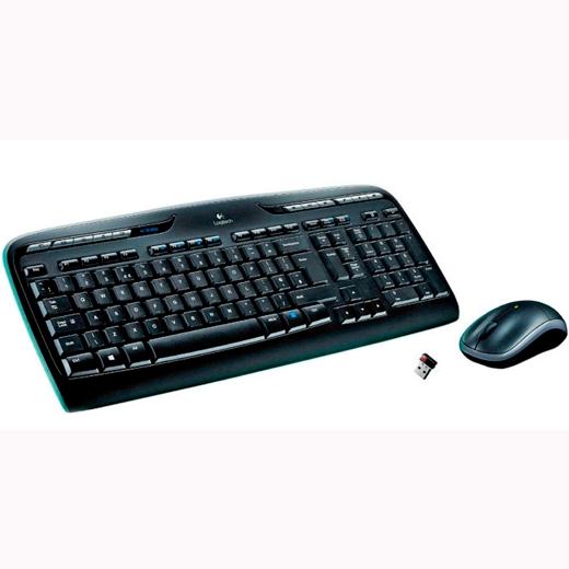 Logitech MK330 Combo de teclado y ratón inalámbrico, Español, Negro/Gris