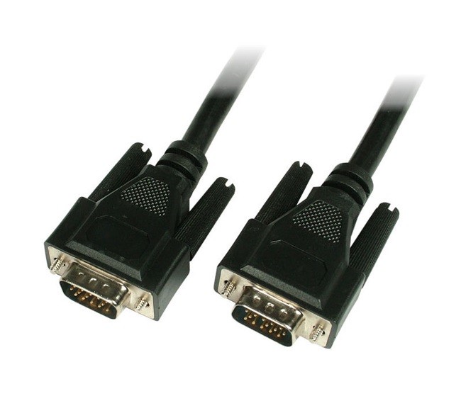 GEMBIRD Cable VGA CC-PPVGA-10-B de 3 m Negro con 2 Ferritas