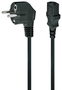 GEMBIRD Cable de alimentación PC-186-VDE-5M Negro de 5m