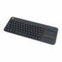 Logitech K400 Plus Teclado Inalámbrico con Touchpad Negro