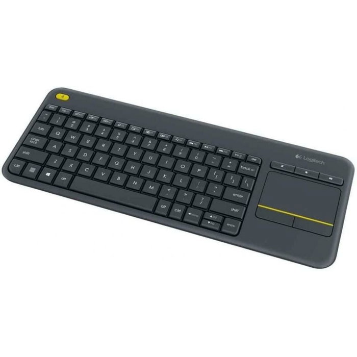 Logitech K400 Plus Teclado Inalámbrico con Touchpad Negro