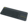 Logitech K400 Plus Teclado Inalámbrico con Touchpad Negro