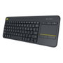 Logitech K400 Plus Teclado Inalámbrico con Touchpad Negro