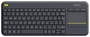 Logitech K400 Plus Teclado Inalámbrico con Touchpad Negro
