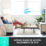 Logitech K400 Plus Teclado Inalámbrico con Touchpad Negro