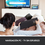 Logitech K400 Plus Teclado Inalámbrico con Touchpad Negro