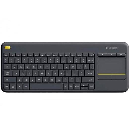 Logitech K400 Plus Teclado Inalámbrico con Touchpad Negro