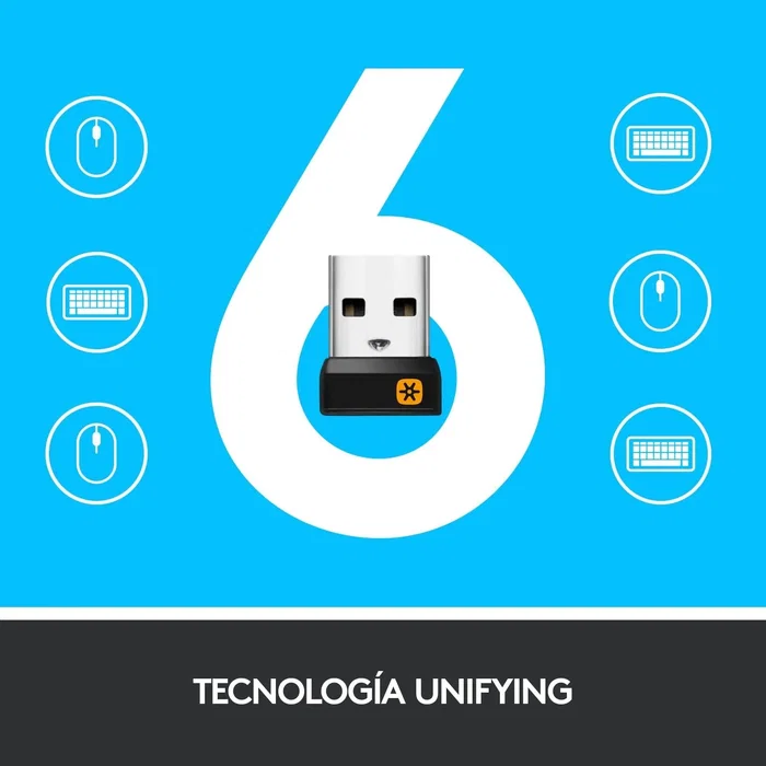 Logitech K400 Plus Teclado Táctil Inalámbrico Multimedia para TV con Touchpad Integrado, Conectividad 2.4GHz, Alcance 10m, Compatible con Windows y Android, Negro