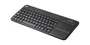 Logitech K400 Plus Teclado Táctil Inalámbrico Multimedia para TV con Touchpad Integrado, Conectividad 2.4GHz, Alcance 10m, Compatible con Windows y Android, Negro