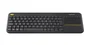 Logitech K400 Plus Teclado Táctil Inalámbrico Multimedia para TV con Touchpad Integrado, Conectividad 2.4GHz, Alcance 10m, Compatible con Windows y Android, Negro