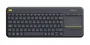 Logitech K400 Plus Teclado Inalámbrico con Touchpad Negro