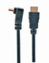 GEMBIRD Cable HDMI 4K UHD Alta Velocidad 1.8 Metros CCHDMI4906 - Conector Acodado 90 Grados