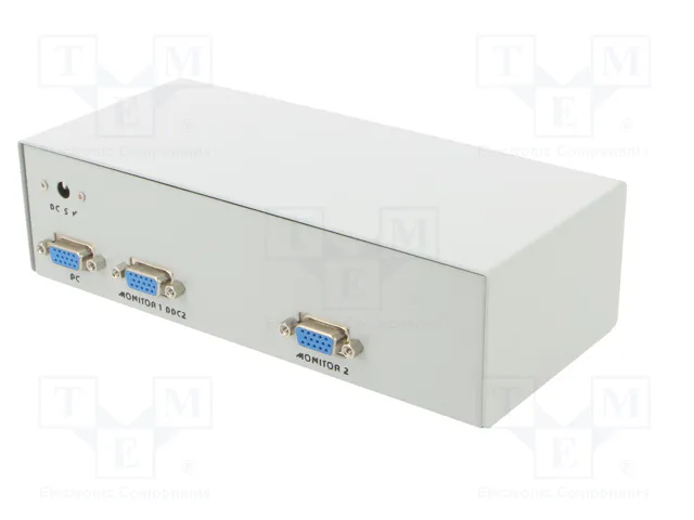 GEMBIRD GVS122 Divisor de Video VGA 2x VGA Blanco GEMBIRD GVS122 Divisor de Video VGA 2x VGA Blanco
