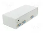 GEMBIRD GVS122 Divisor de Video VGA 2x VGA Blanco