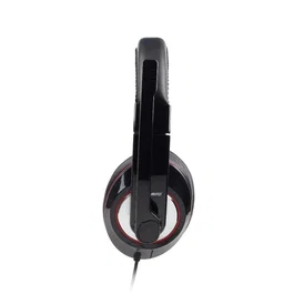 Gembird MHS-001 Auriculares Diadema con Microfono, Estéreo, Almohadillas Circumaura, Cable 1.8m, Control de Volumen y Mute, Negro, para Música, Gaming y Chat