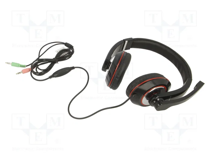 Gembird MHS-001 Auriculares Alámbricos con Micrófono Negro