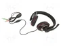 Gembird MHS-001 Auriculares Alámbricos con Micrófono Negro