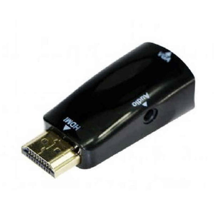 Gembird A-HDMI-VGA-02 Adaptador HDMI macho a VGA hembra con audio Gembird A-HDMI-VGA-02 Adaptador HDMI macho a VGA hembra con audio