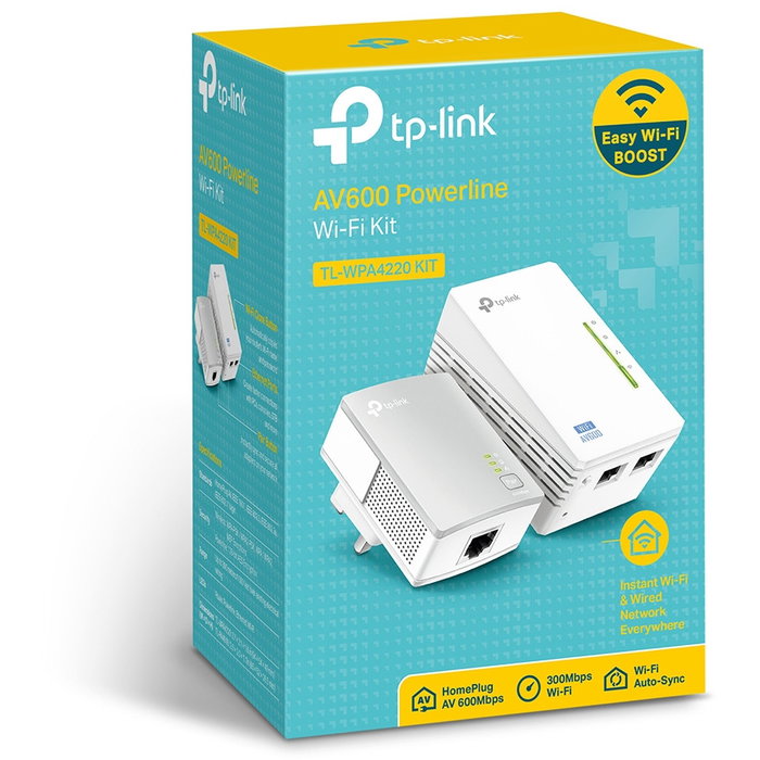TP-Link TL-WPA4220KIT Kit Extensor Powerline Wi-Fi Blanco