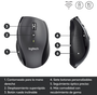 Logitech M705 Marathon Ratón Inalámbrico Negro