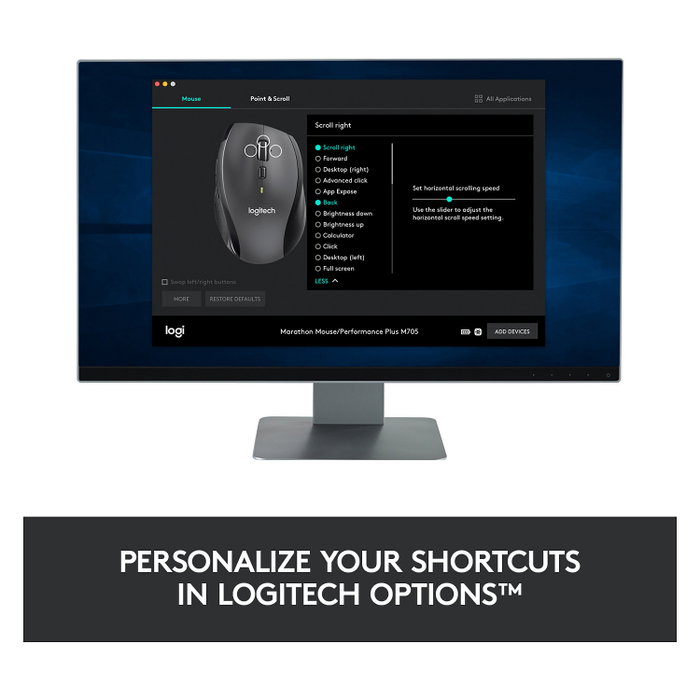 Logitech M705 Marathon Ratón Inalámbrico Negro Logitech M705 Marathon Ratón Inalámbrico Negro
