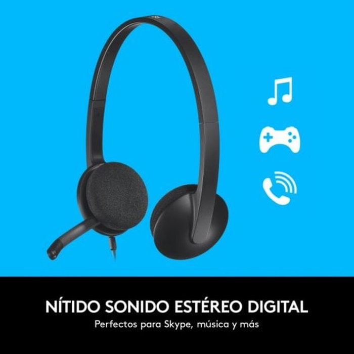 Logitech H340 USB Headset Negro Logitech H340 USB Headset Negro